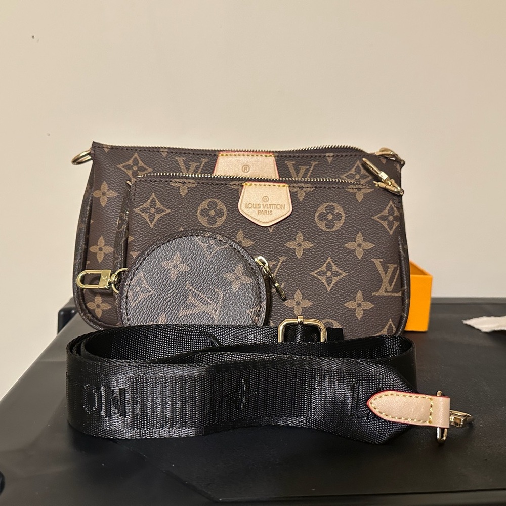 Brown Monogram Multi-Pochette Crossbody Bag